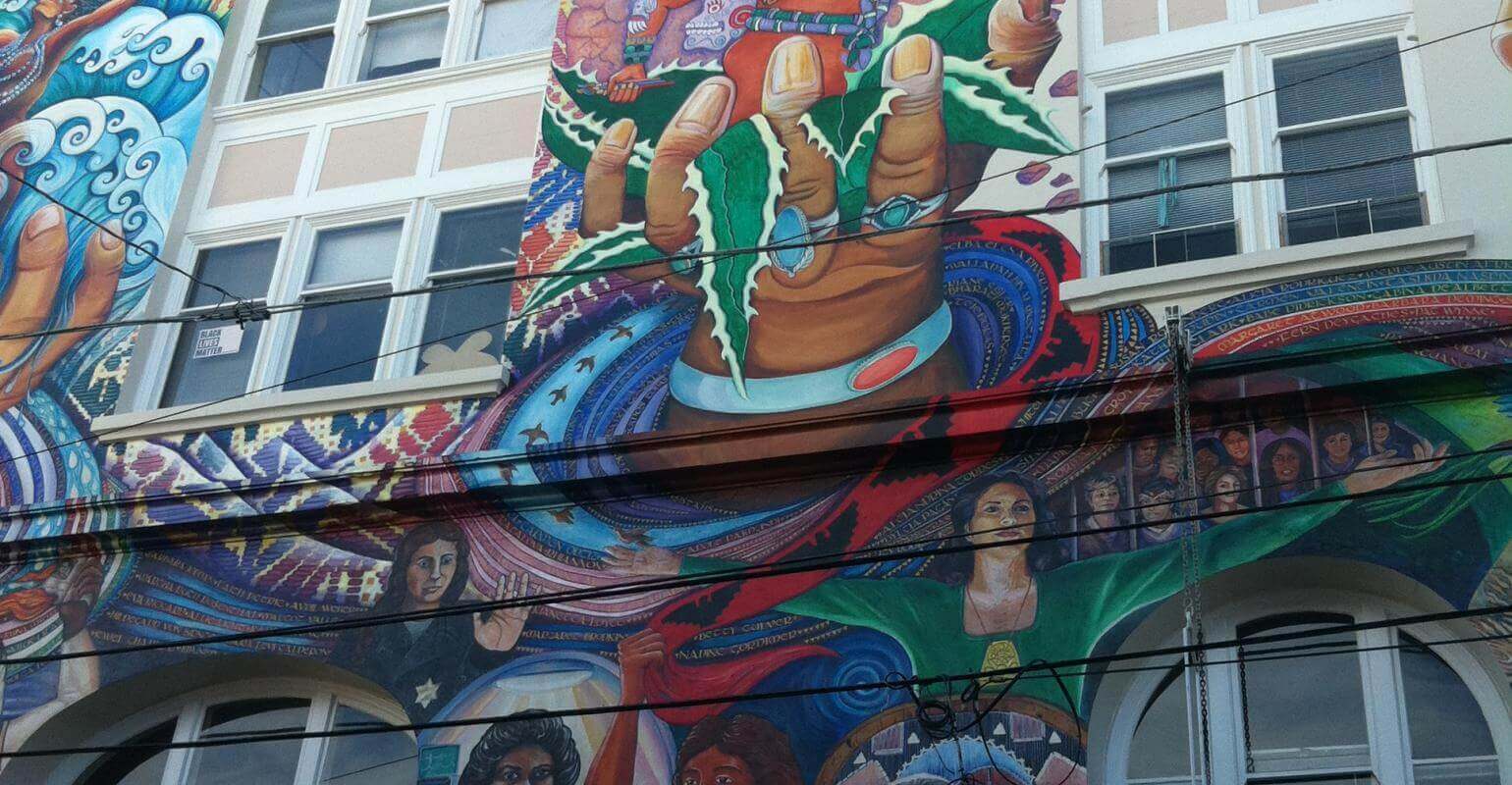 Mission District setting for a San Francisco scavenger hunt route