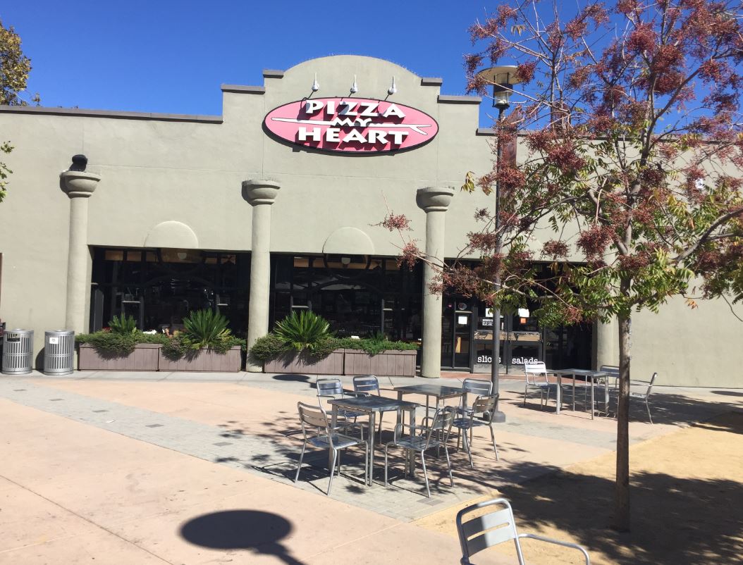 Lytton Plaza meeting location for a Downtown Palo Alto scavenger hunt