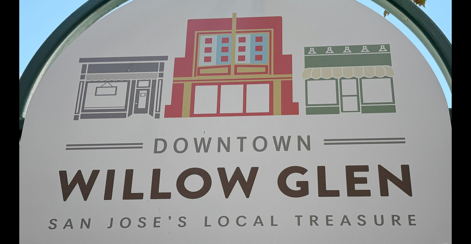 Downtown Willow Glen scavenger hunt route context