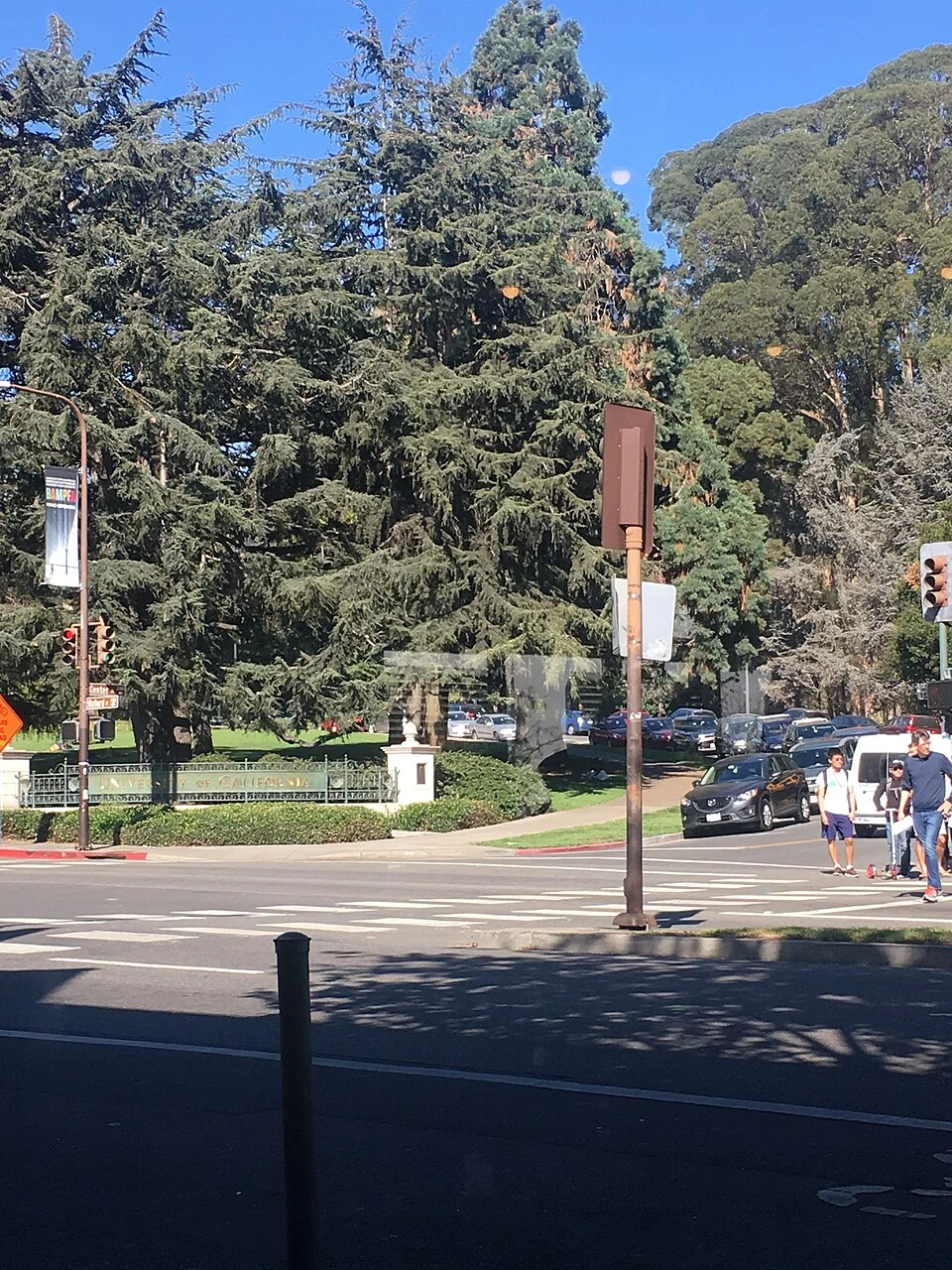 Oxford Street near the UC Berkeley campus edge