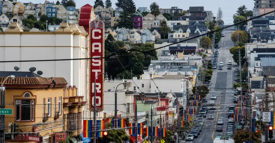 Castro District scavenger hunt event setting near Harvey Milk Plaza and Castro Street